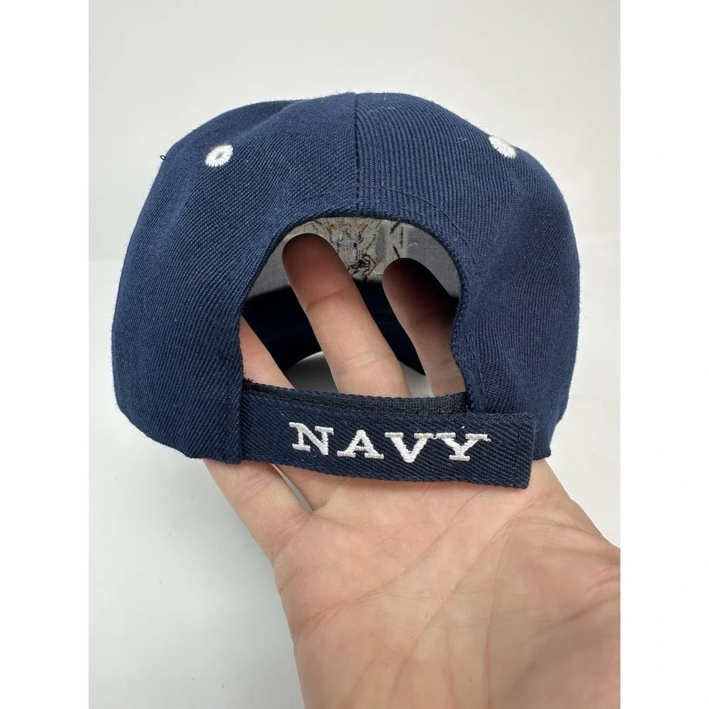 Lot of 3 US Navy Caps Hats Various Embroidered USS Warrington Tin Can Navy